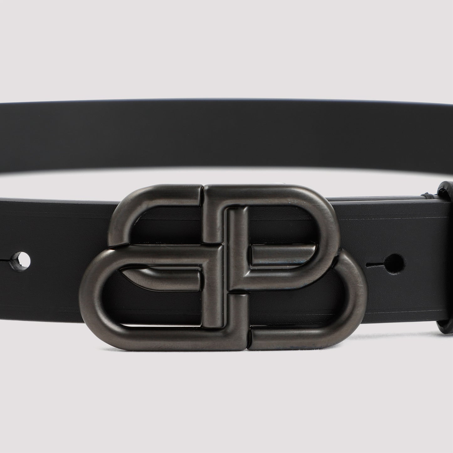 Balenciaga Leather BB Belt