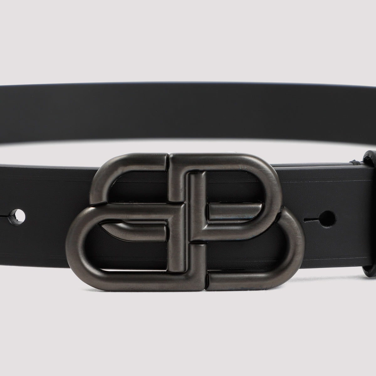 Balenciaga Leather BB Belt