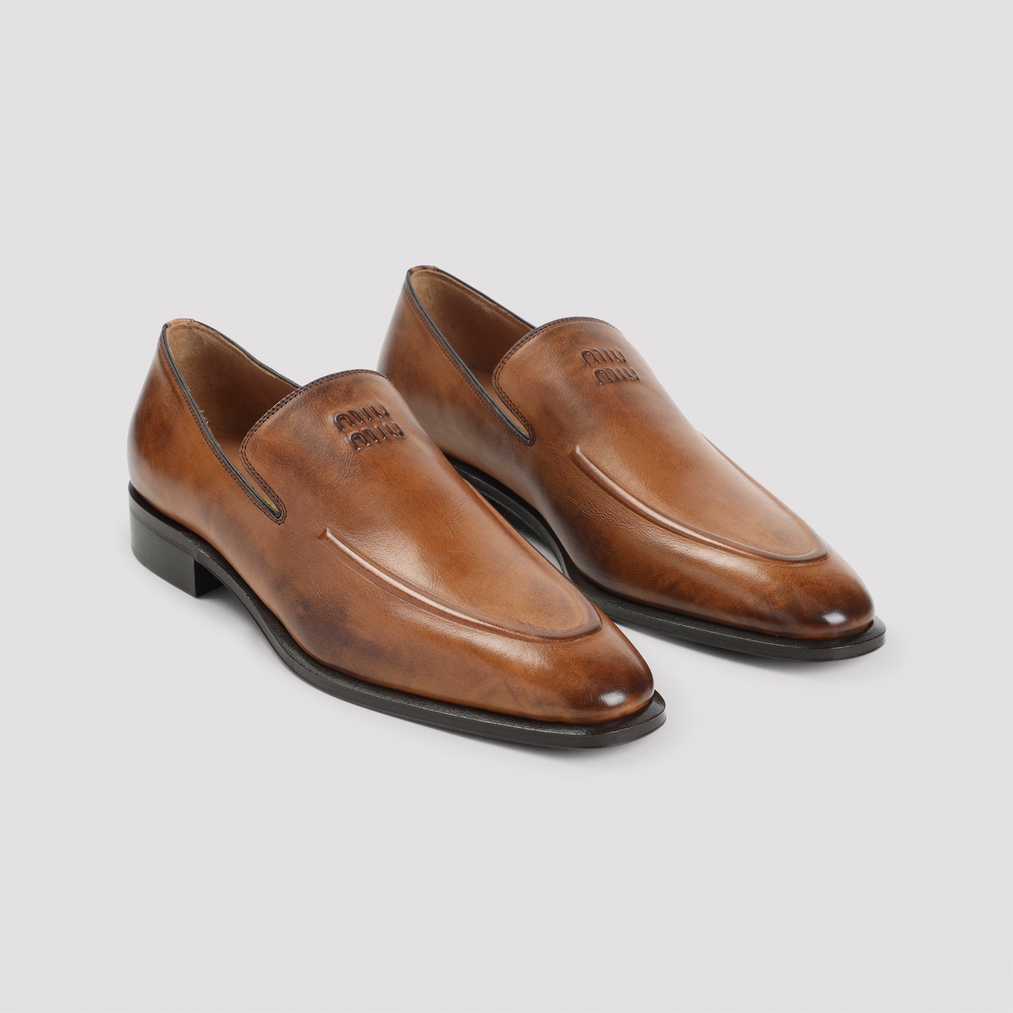Miu Miu Calf Leather Loafers