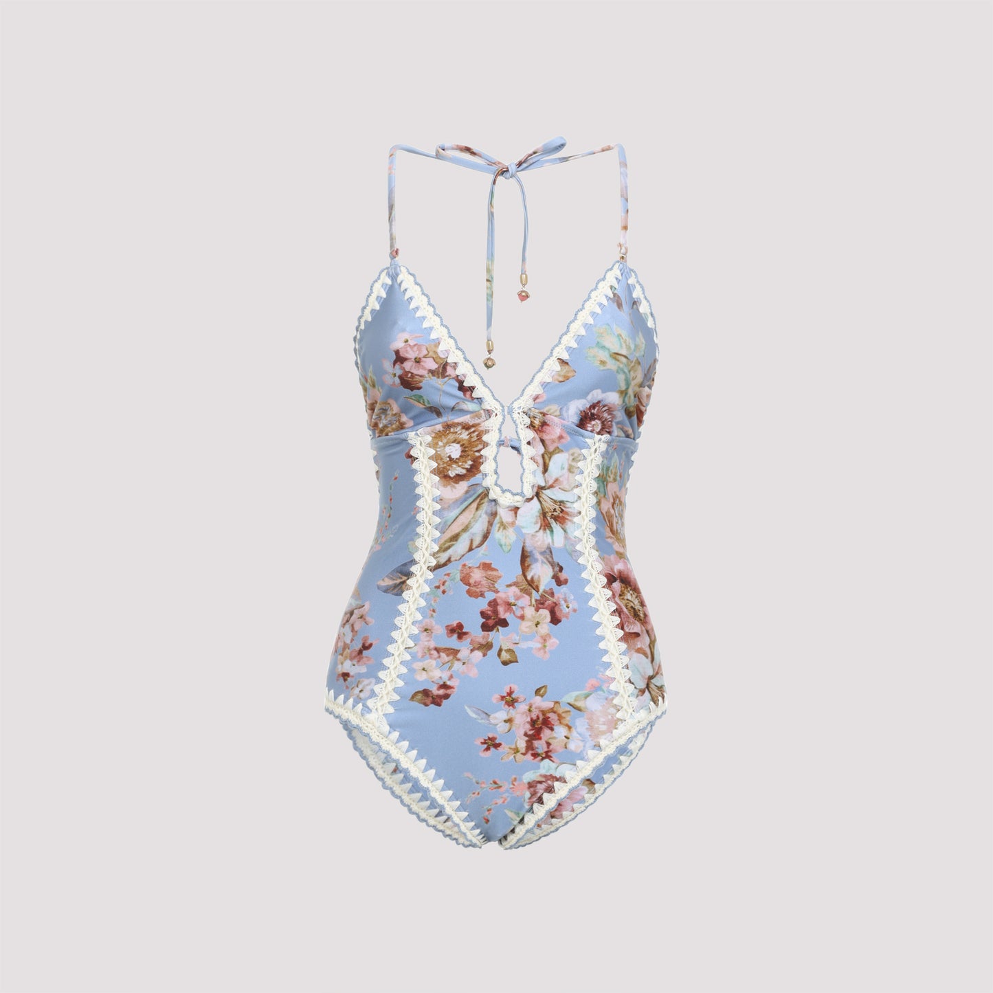 Zimmermann Awaken Crochet 1 Pc Keyhole Swimwear