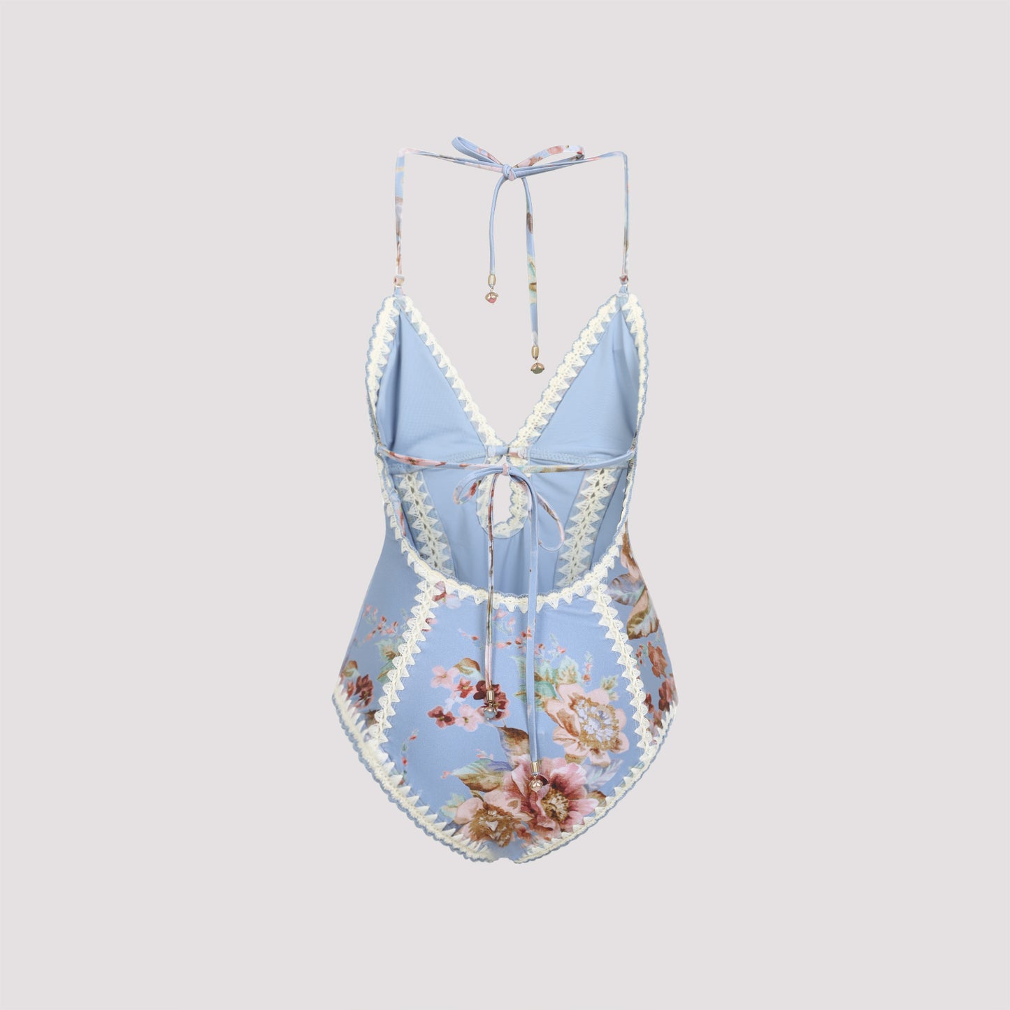 Zimmermann Awaken Crochet 1 Pc Keyhole Swimwear