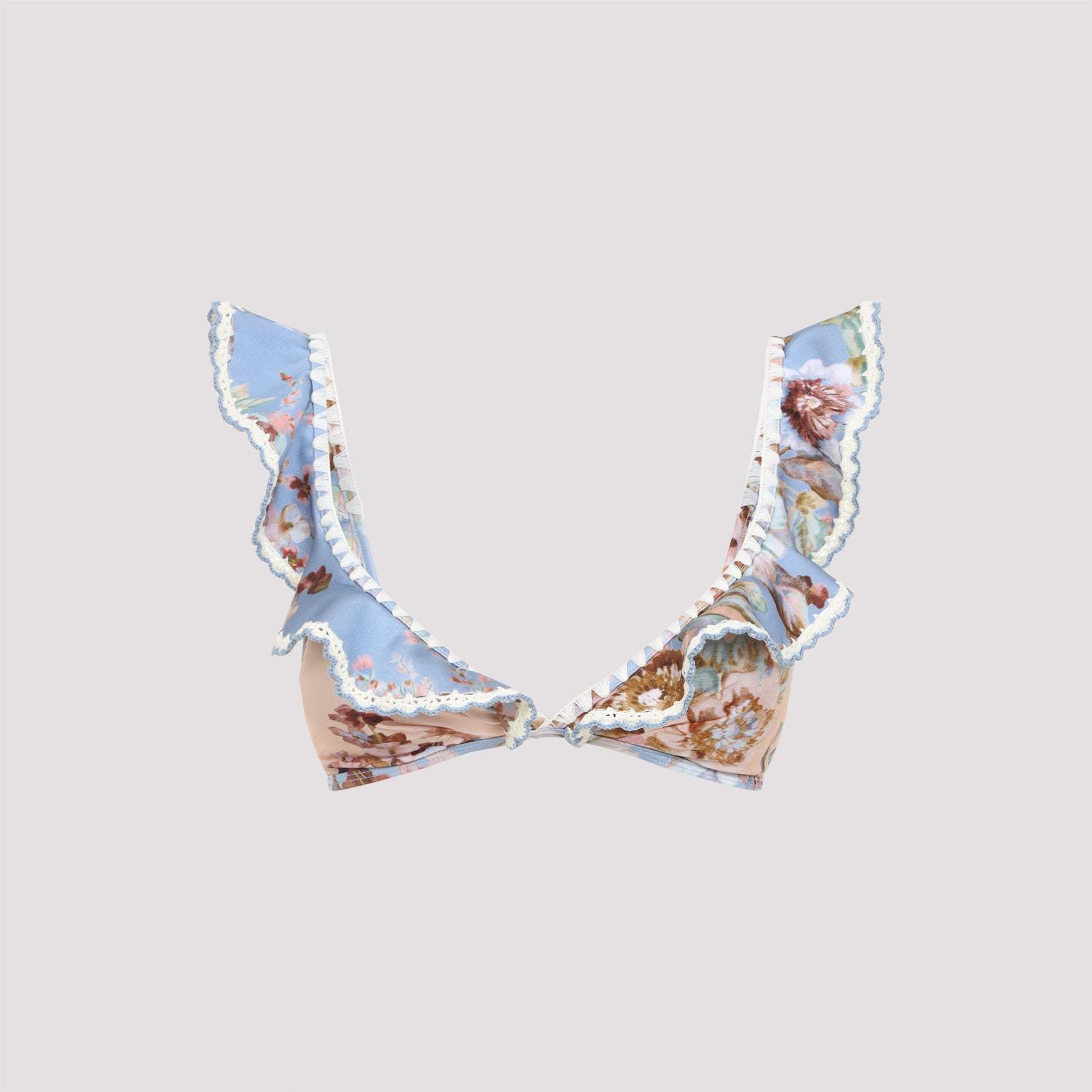 Zimmermann Awaken Crochet Tri Bikini Top