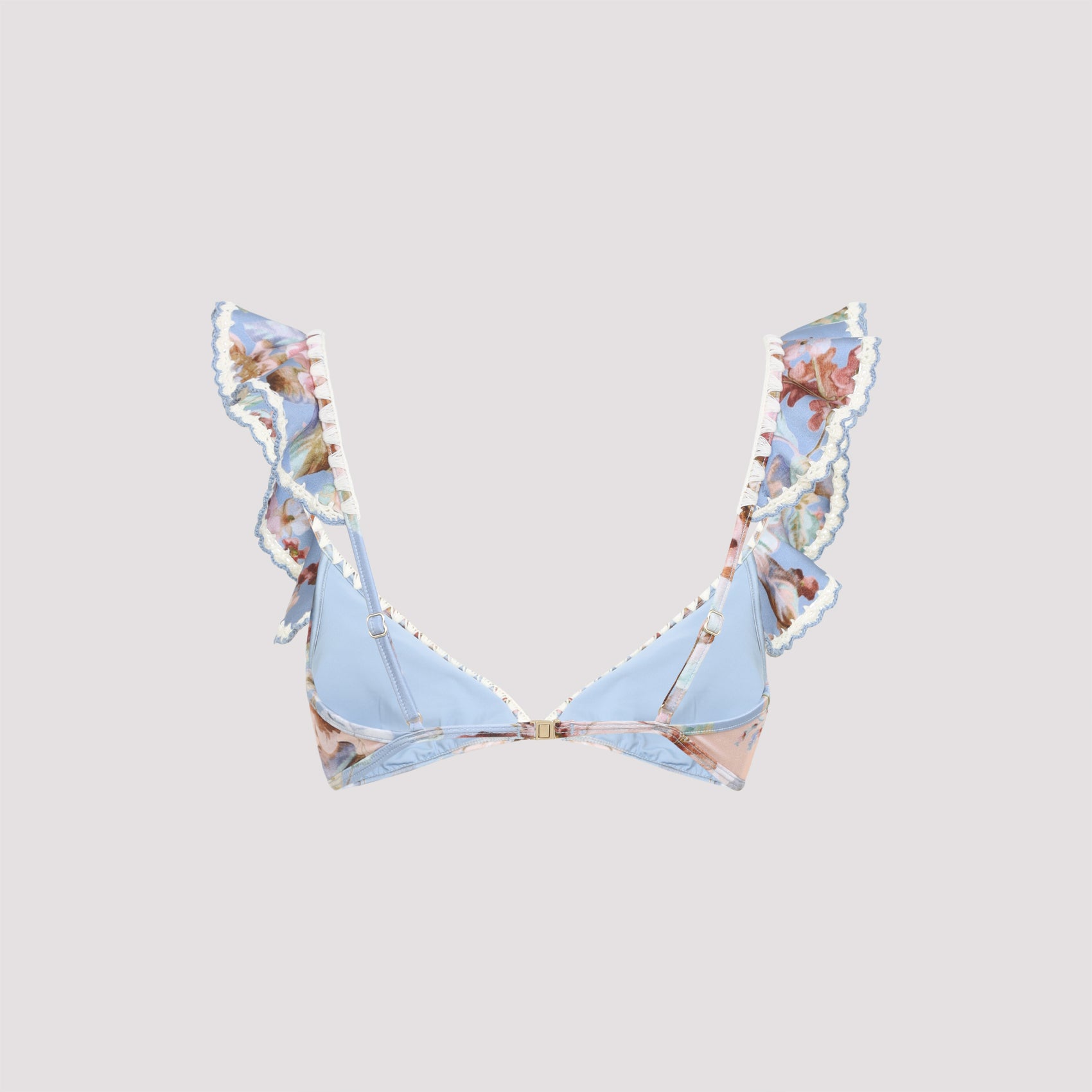 Zimmermann Awaken Crochet Tri Bikini Top