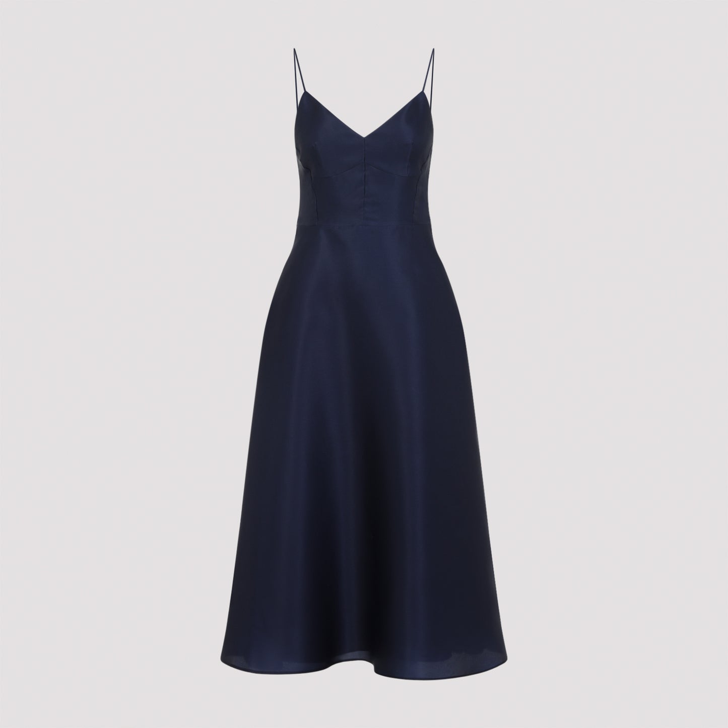 Alberta Ferretti Triple Organza Midi Dress