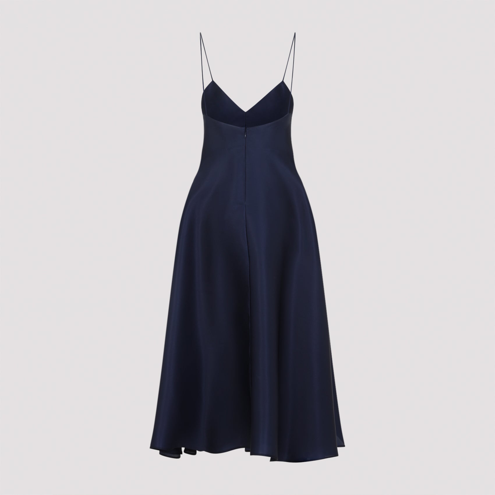 Alberta Ferretti Triple Organza Midi Dress