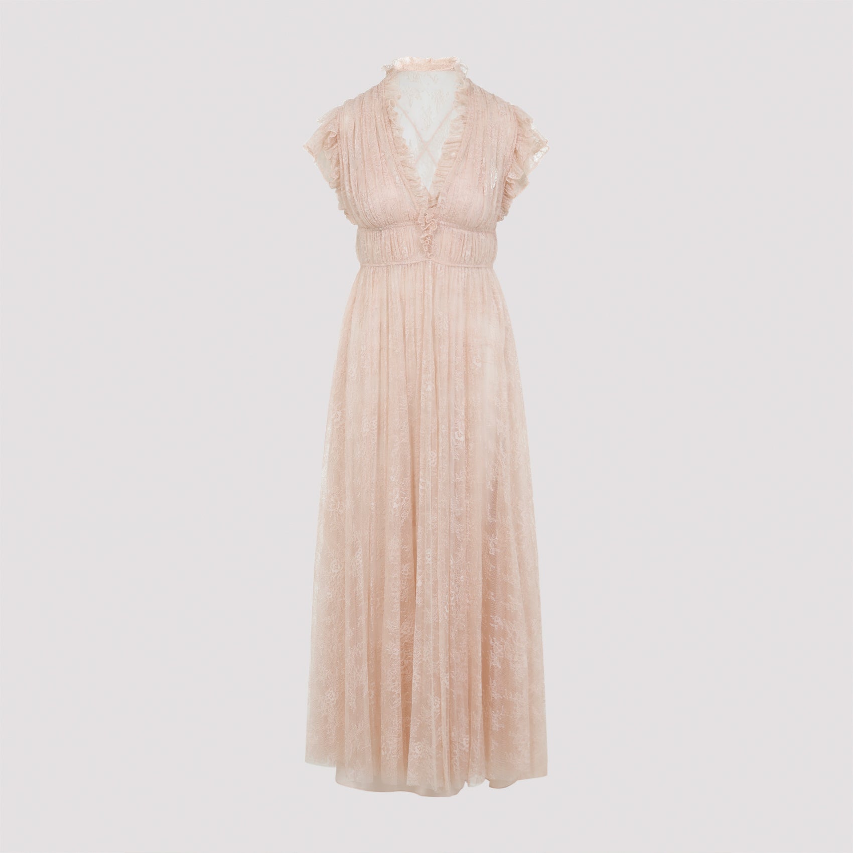 Alberta Ferretti Lace Long Dress