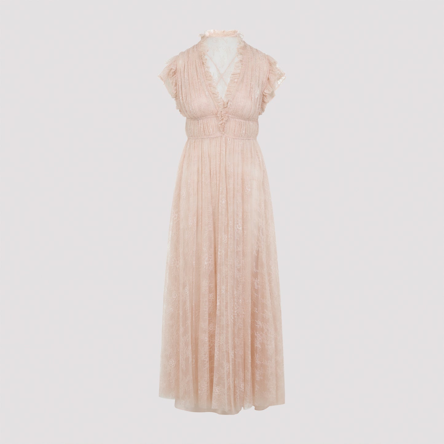Alberta Ferretti Lace Long Dress