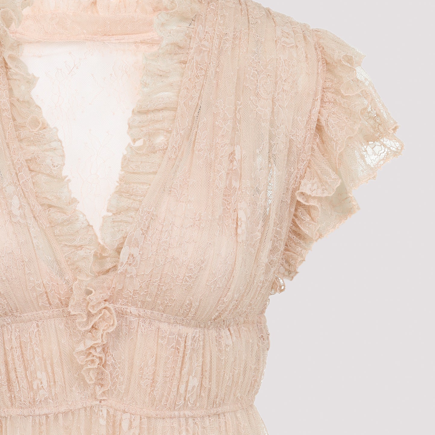 Alberta Ferretti Lace Long Dress