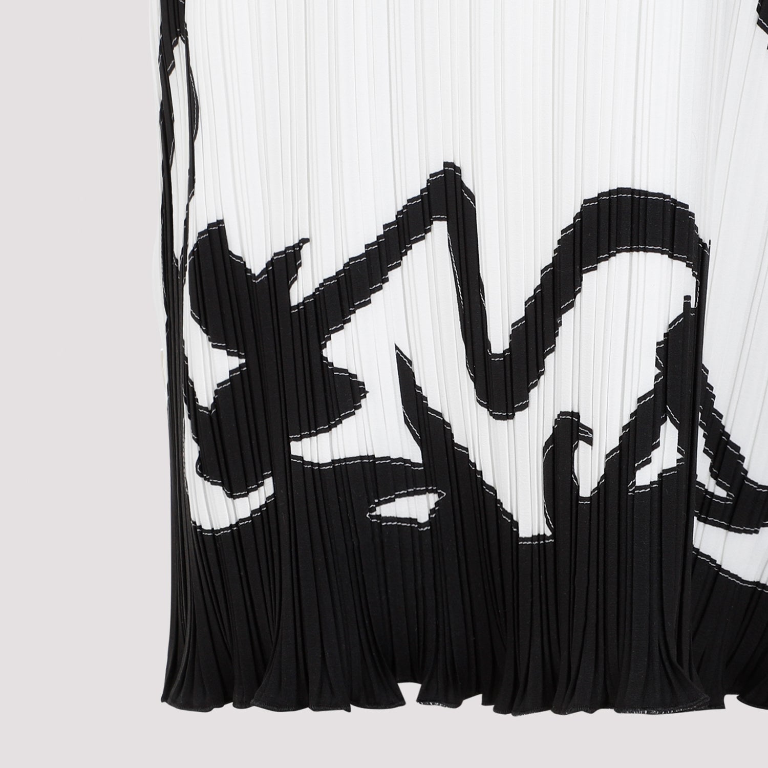 Lanvin Sleeveless Pleated Midi Dress