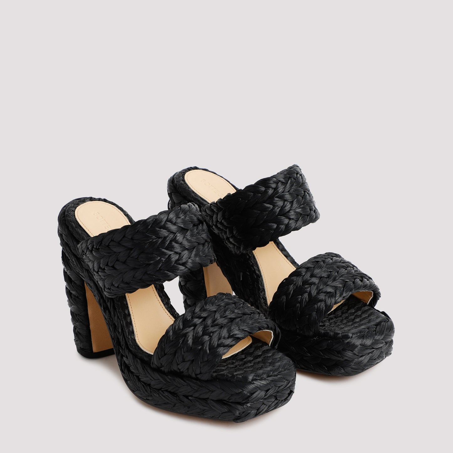 Bottega Veneta Raffia Sandals