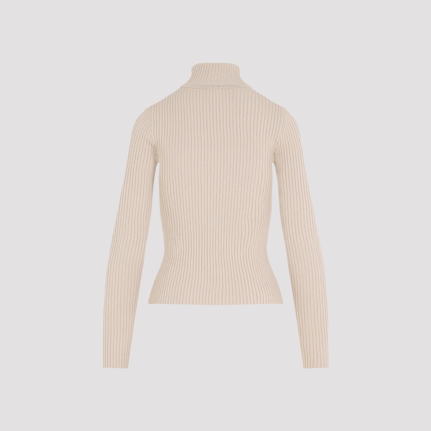 Courrèges Roll Neck Ribbed Jumper