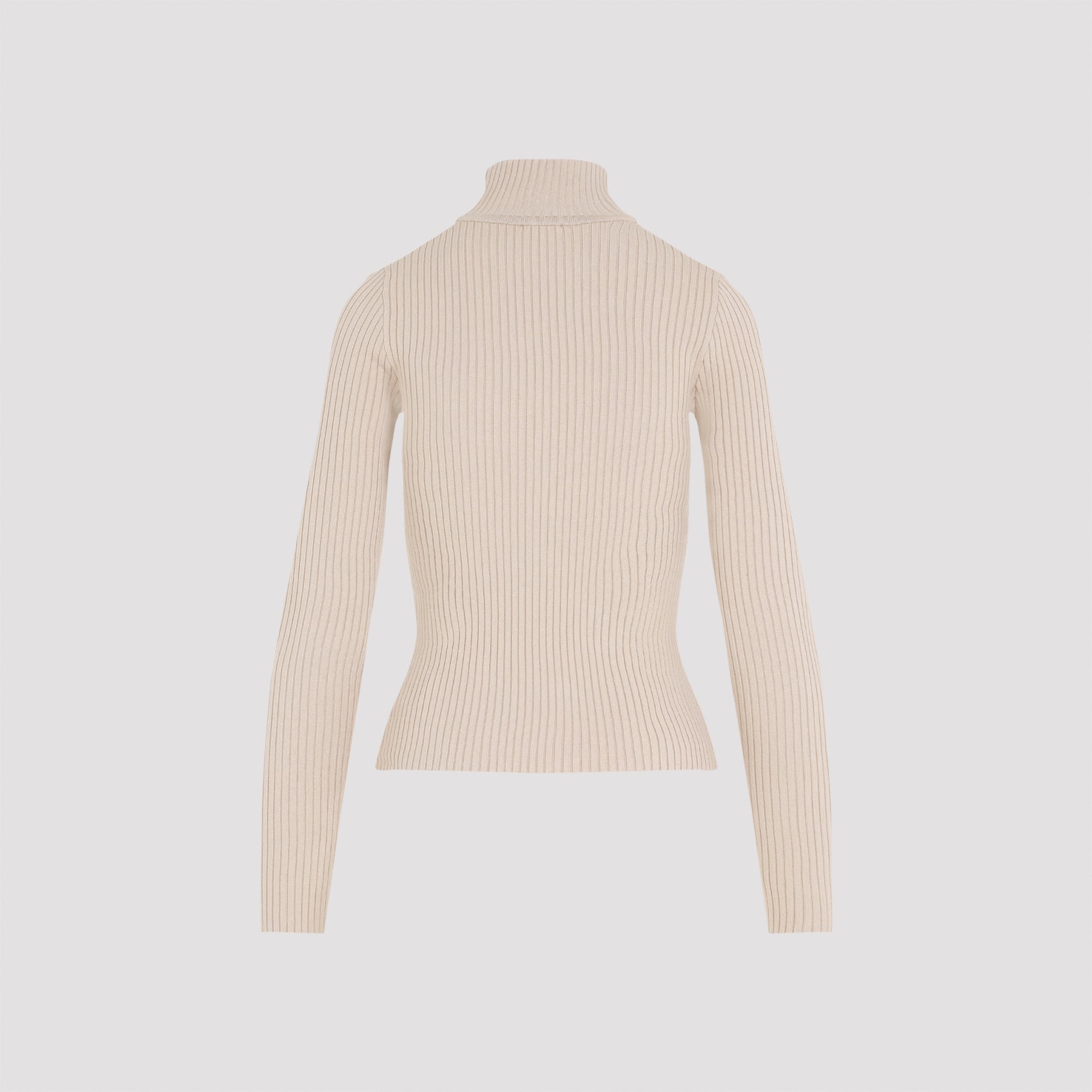 Courrèges Roll Neck Ribbed Jumper