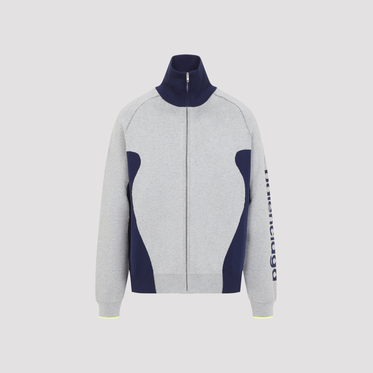 Balenciaga Knitted Zip Up Cardigan