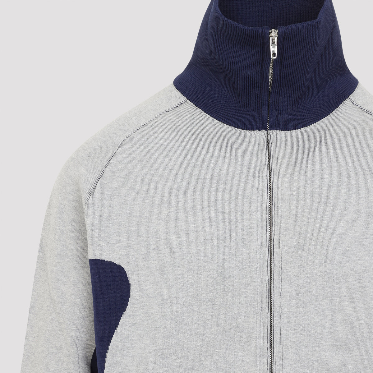 Balenciaga Knitted Zip Up Cardigan