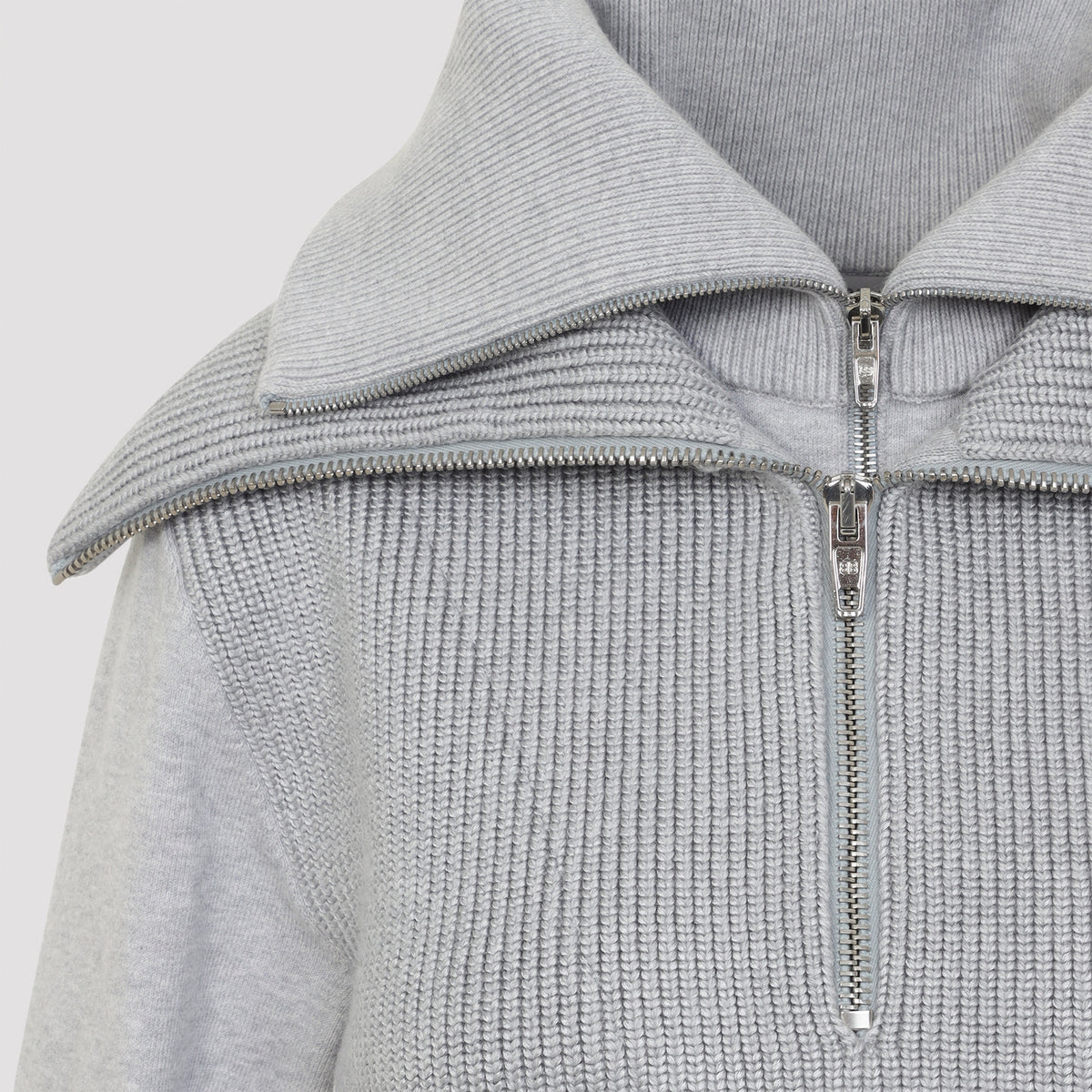 Balenciciaga Double Collar Camionneur Sweater