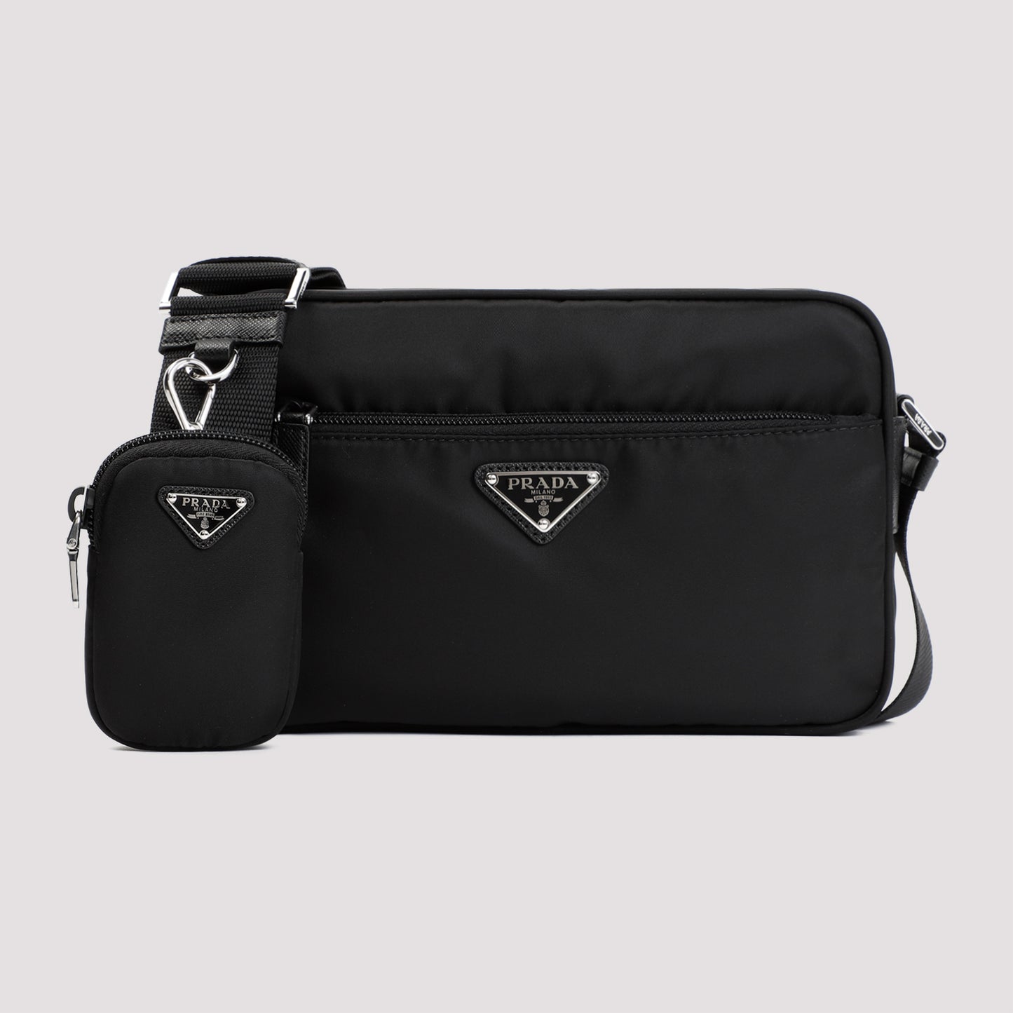 Prada Re-Nylon and leather Shoulder Bag