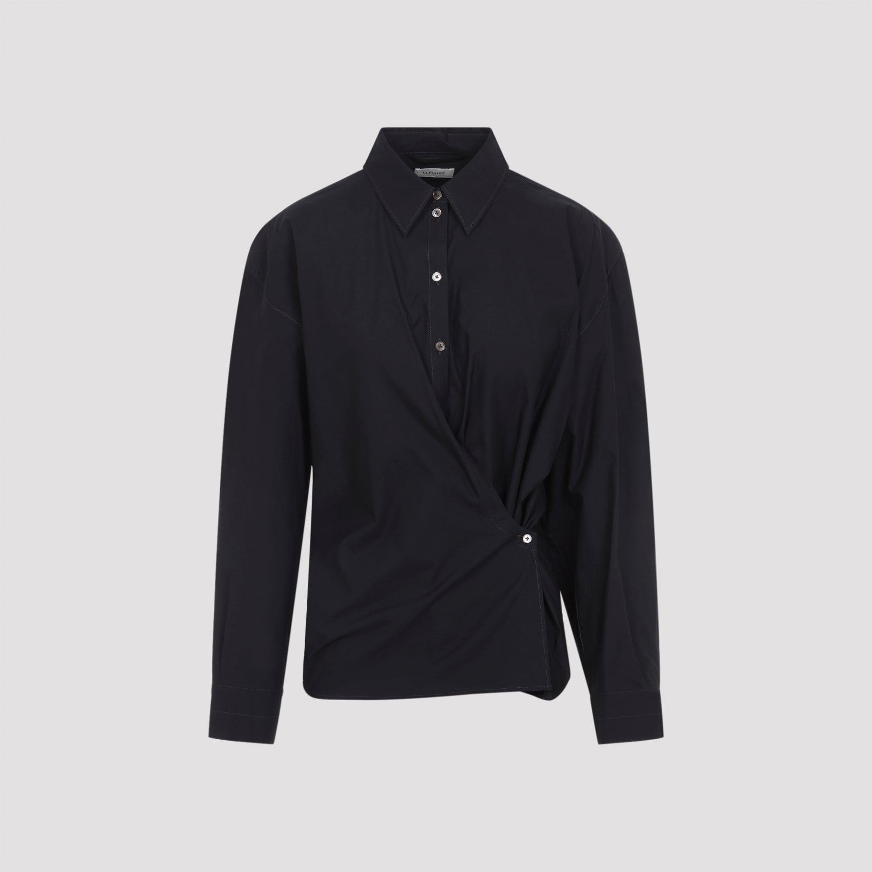 Lemaire Straight Collar Twisted Shirt