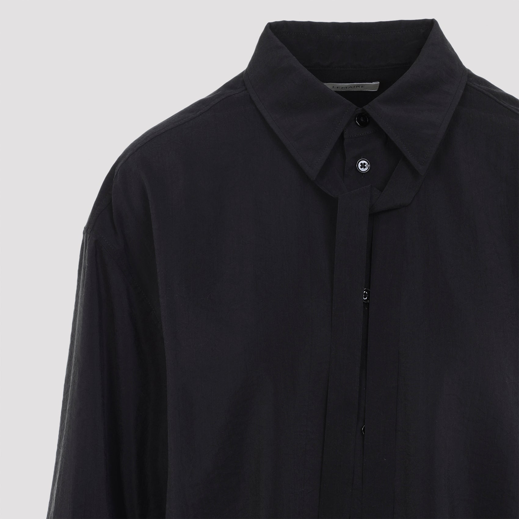 Lemaire Long Shirt With Tie