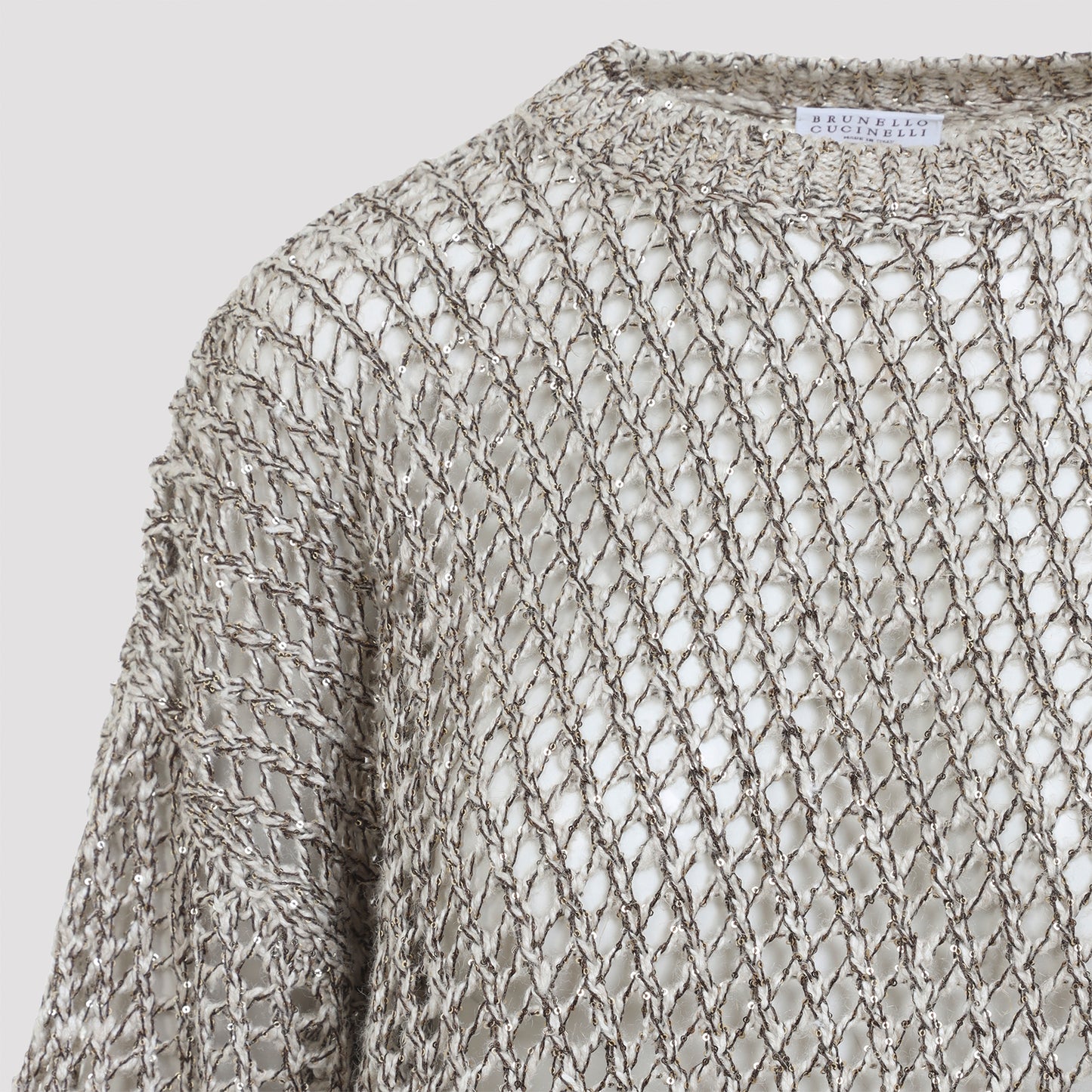 Brunello Cucinelli  Fish-Net Sweater