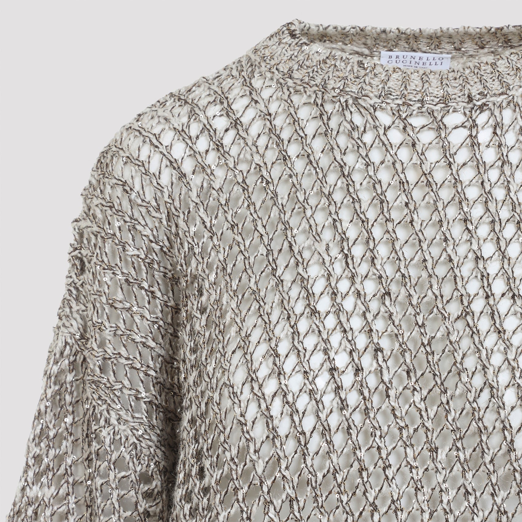 Brunello Cucinelli  Fish-Net Sweater