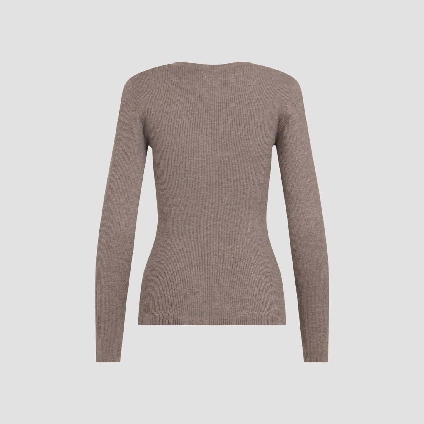 Brunello Cucinelli Ribbed V-Neck Sweater