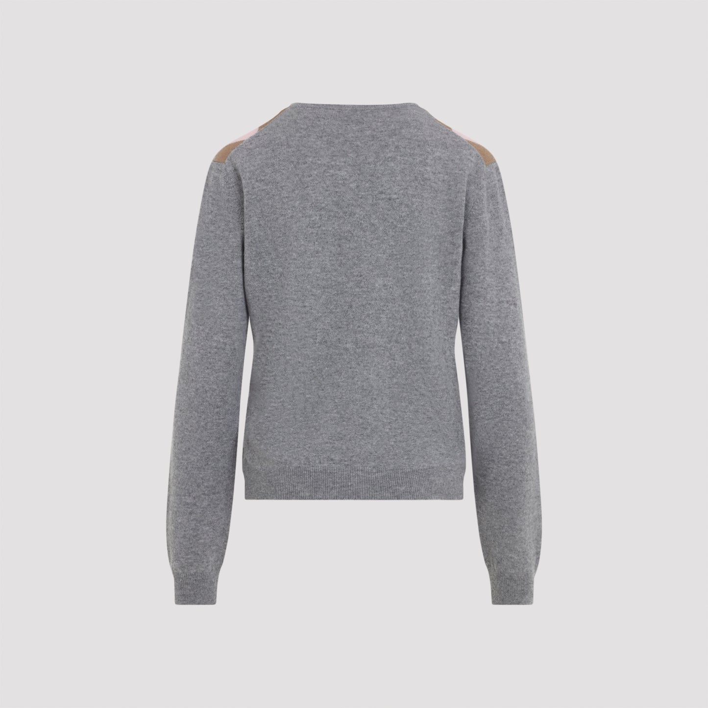 Prada Argyle V-Neck Sweater