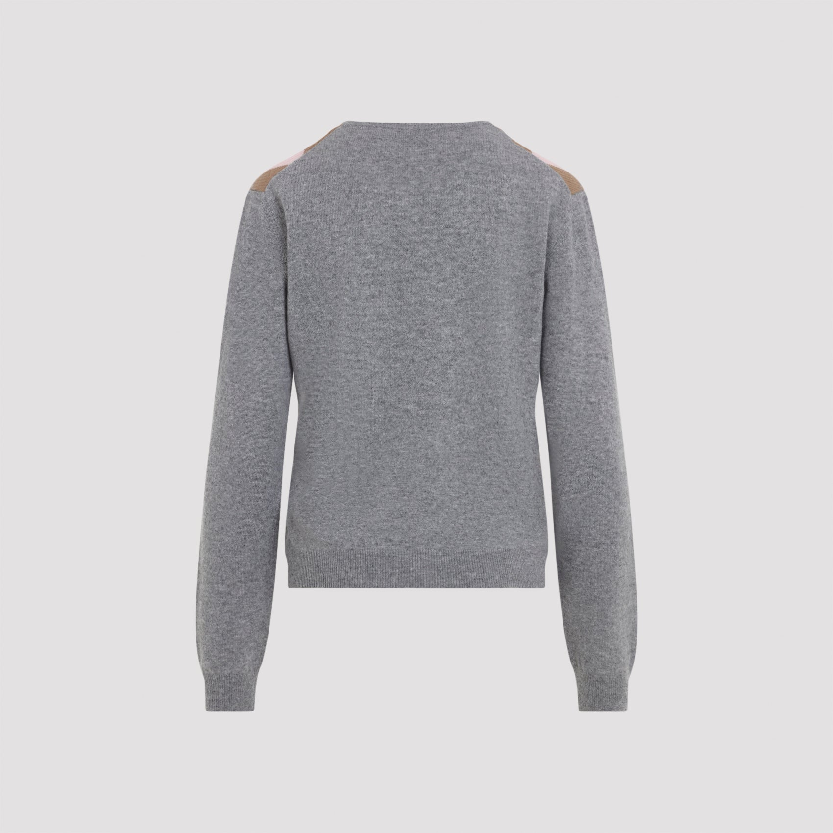 Prada Argyle V-Neck Sweater