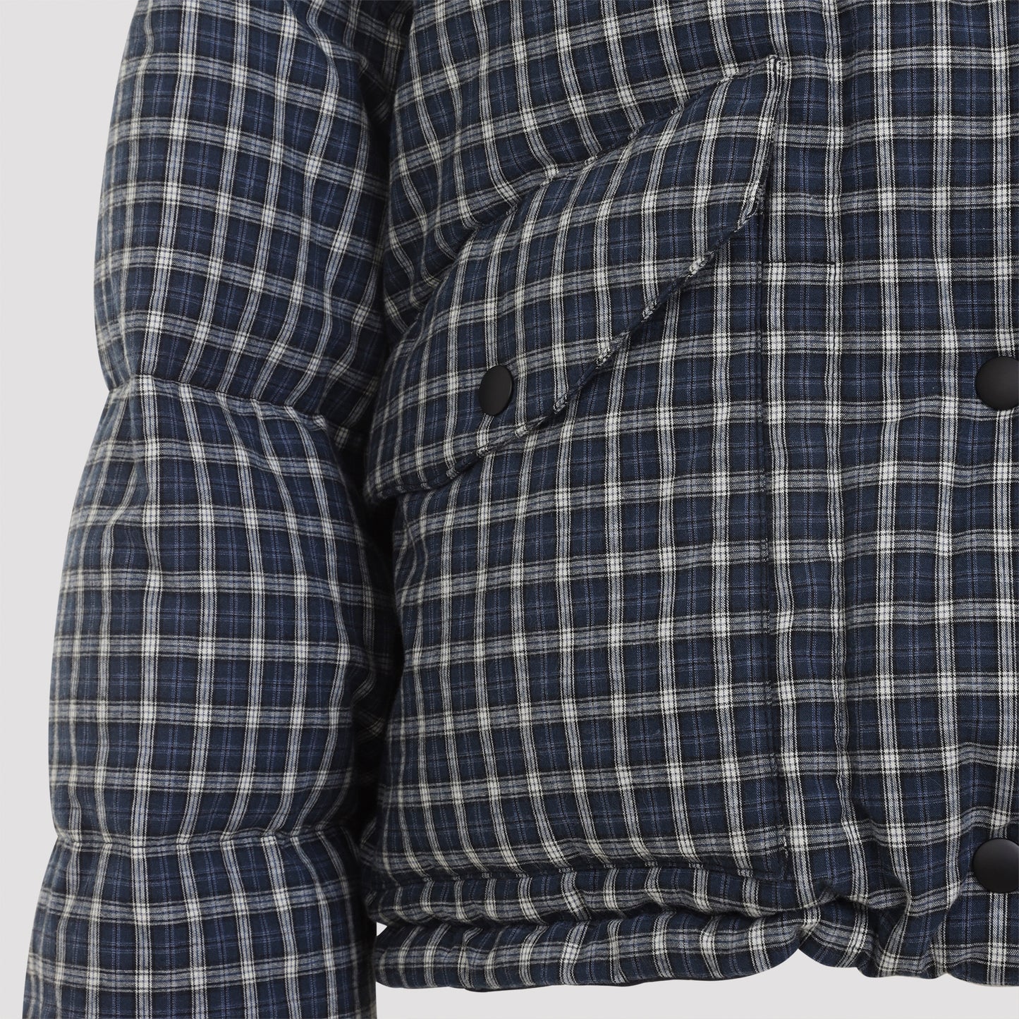 Miu MIu Reversible Checked Down Jacket