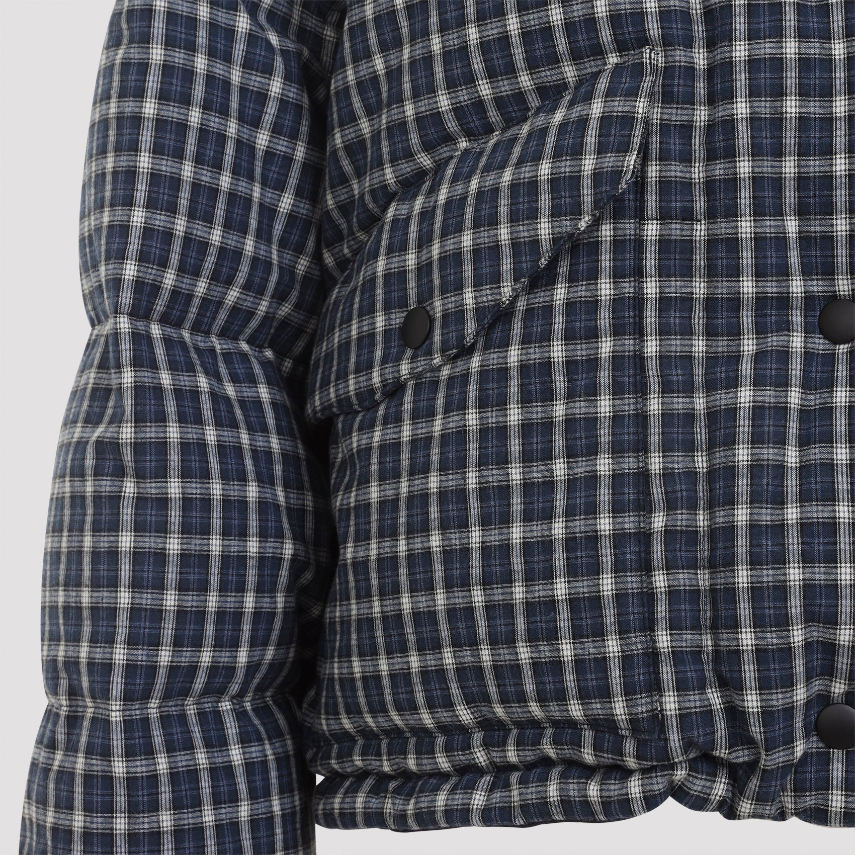 Miu MIu Reversible Checked Down Jacket