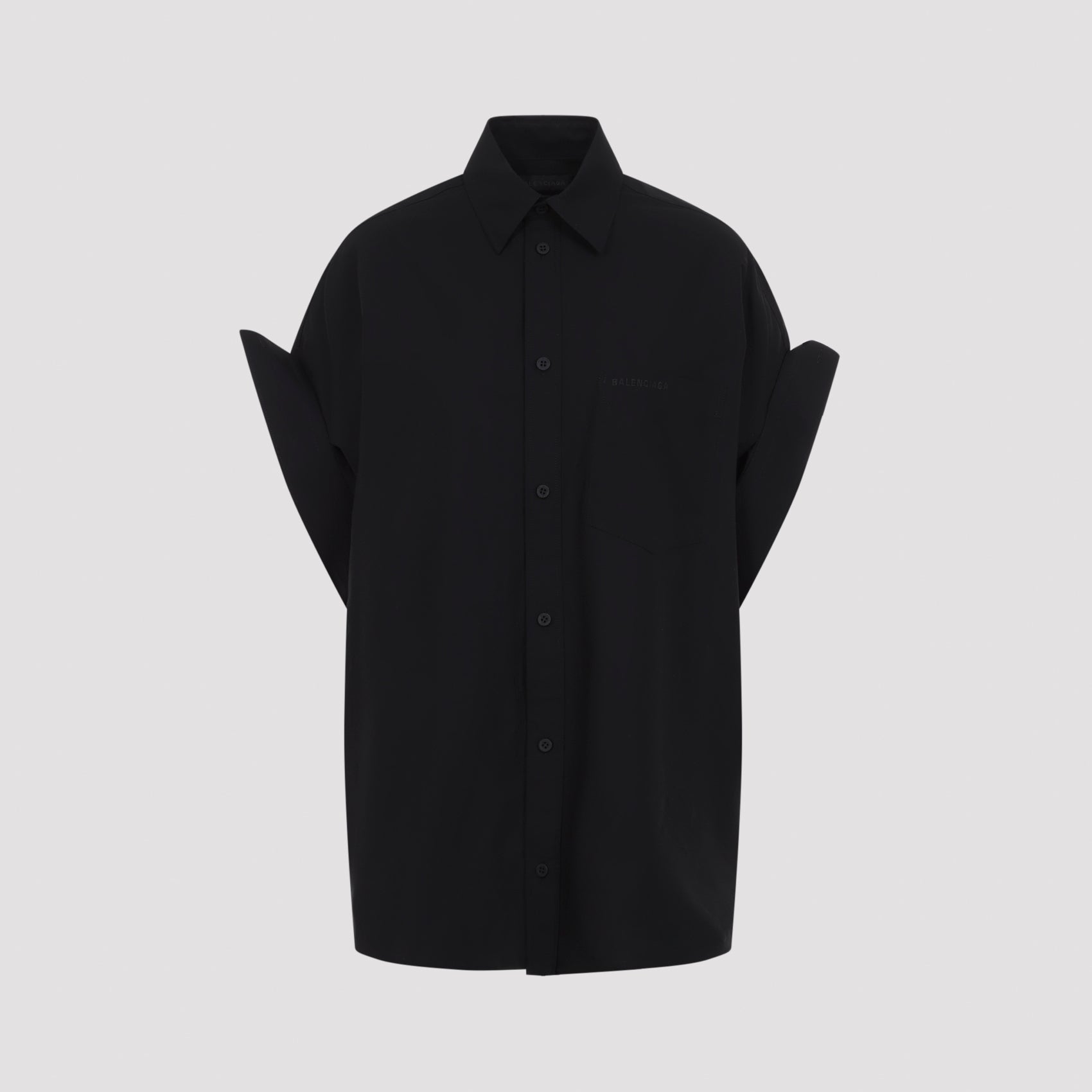 Balenciaga Tucked Sleeve Shirt
