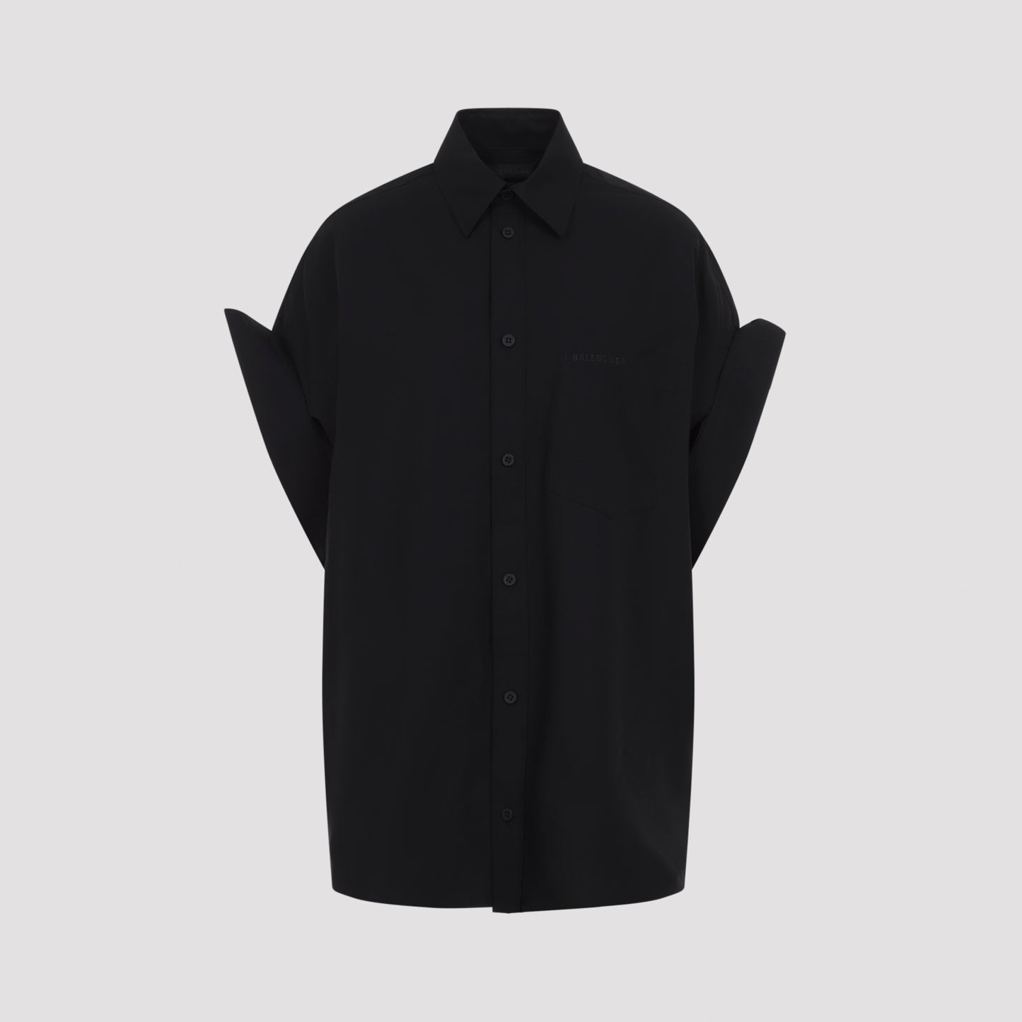 Balenciaga Tucked Sleeve Shirt