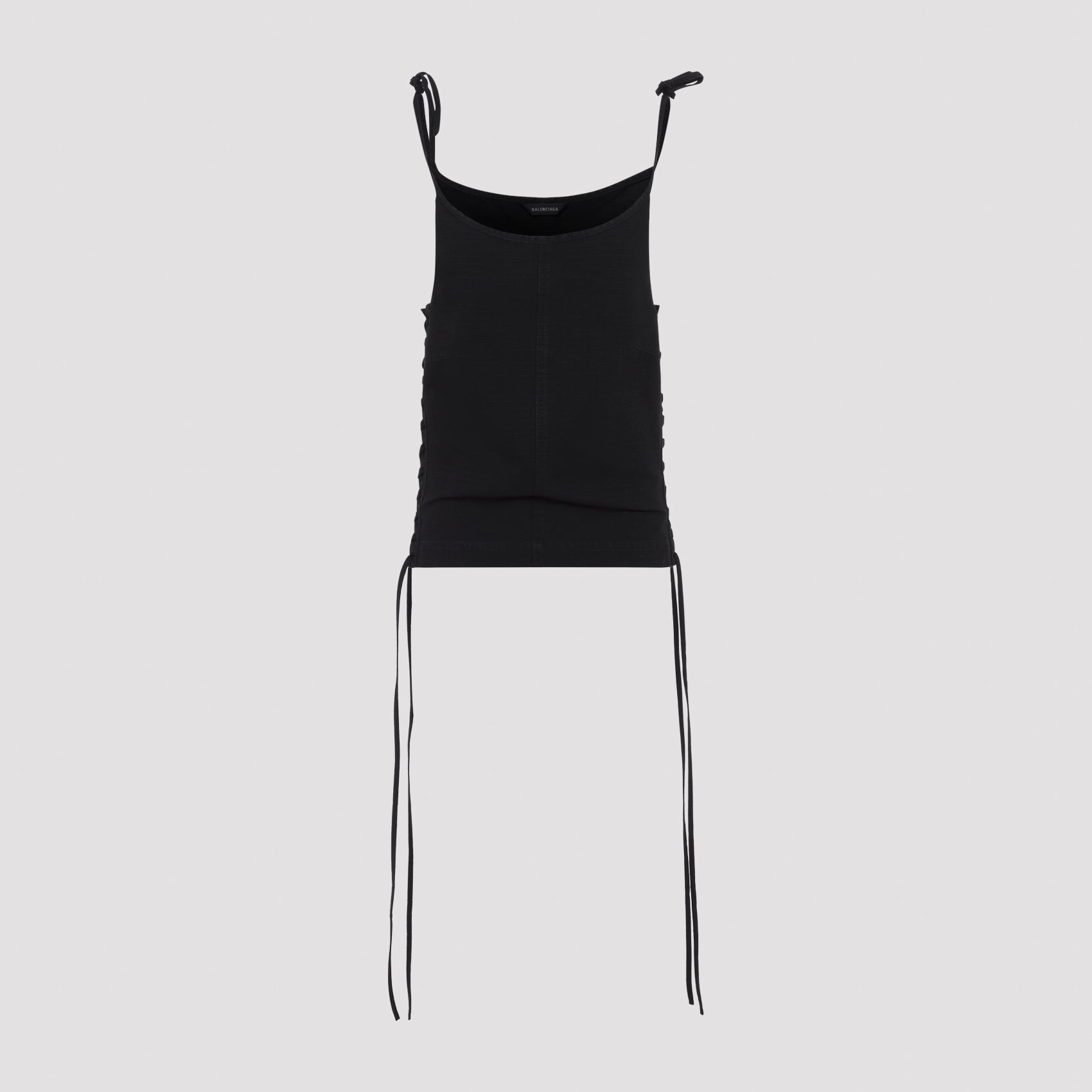 Balenciaga Lace-up Tank Top