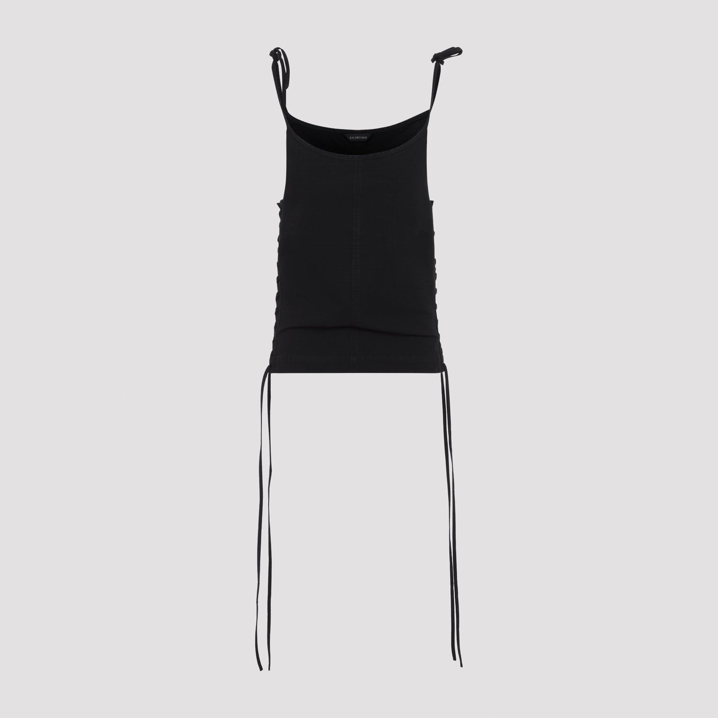 Balenciaga Lace-up Tank Top