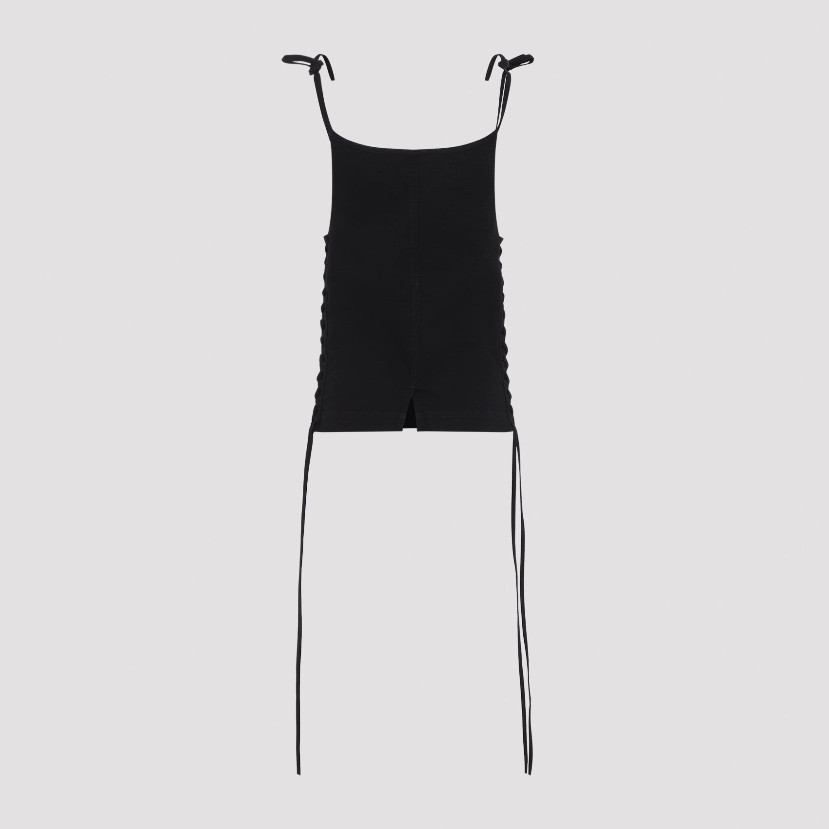 Balenciaga Lace-up Tank Top