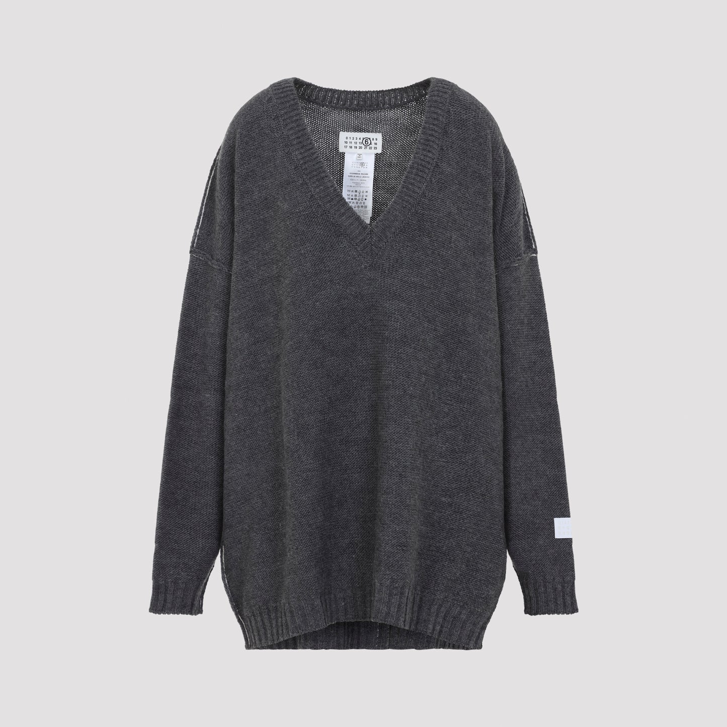 MM6 Maison Margiela V Neck Sweater