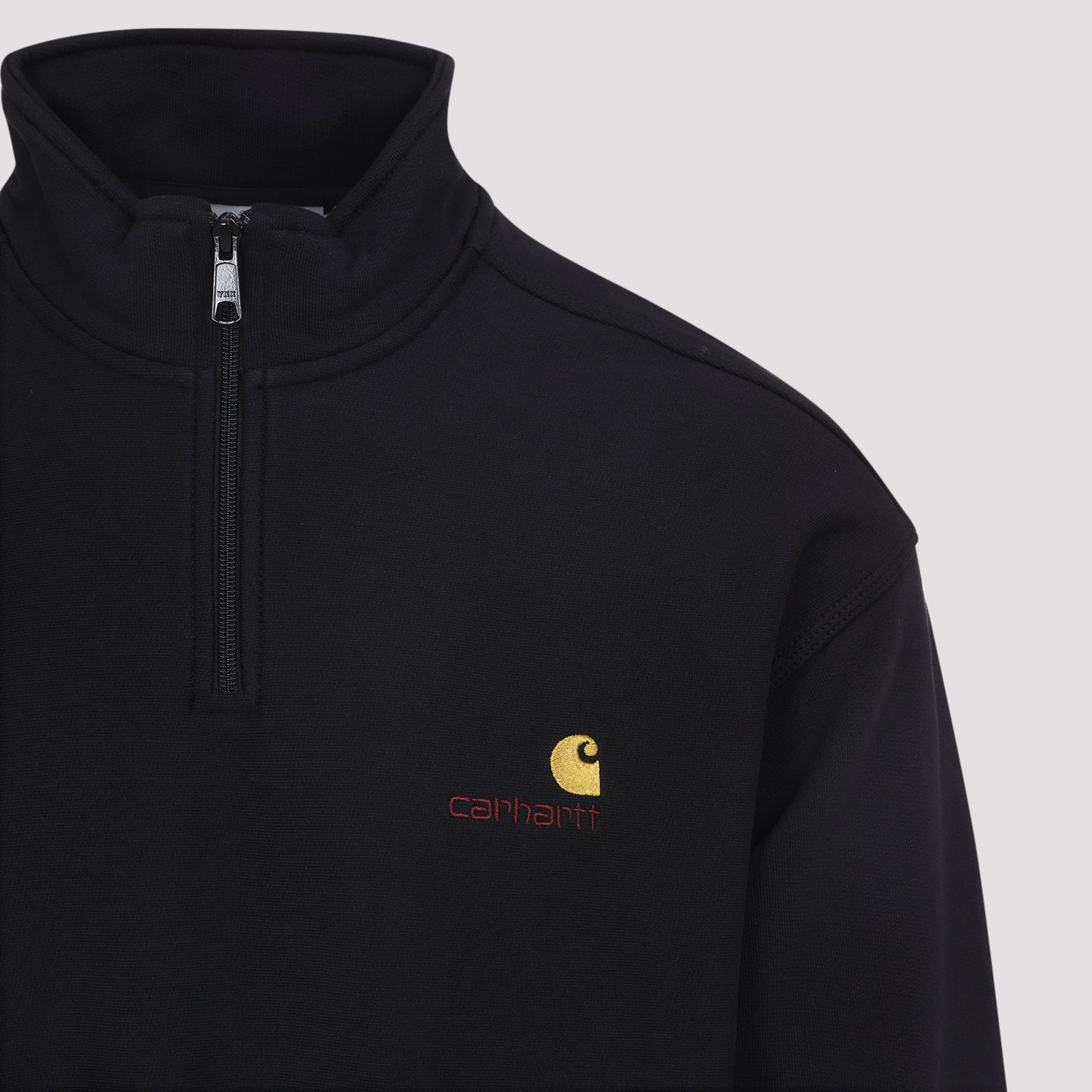 Carhartt Wip Half Zip American Script Sweatshirt