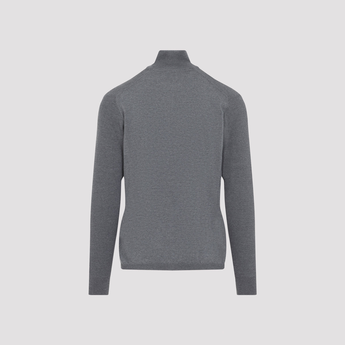 Sease Waffle Half Zip Turtleneck