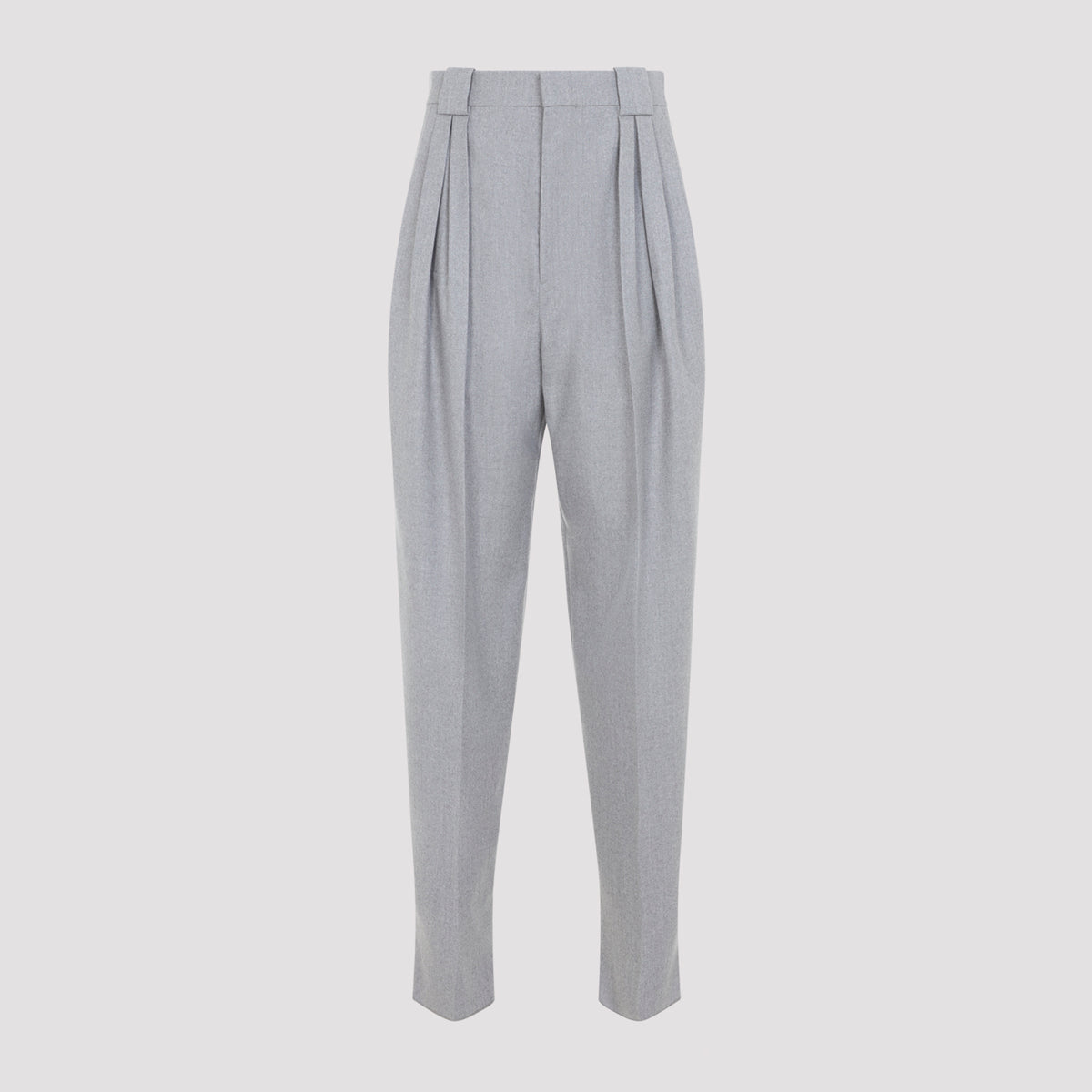 Bottega Veneta Compact Wool Tapered Pants