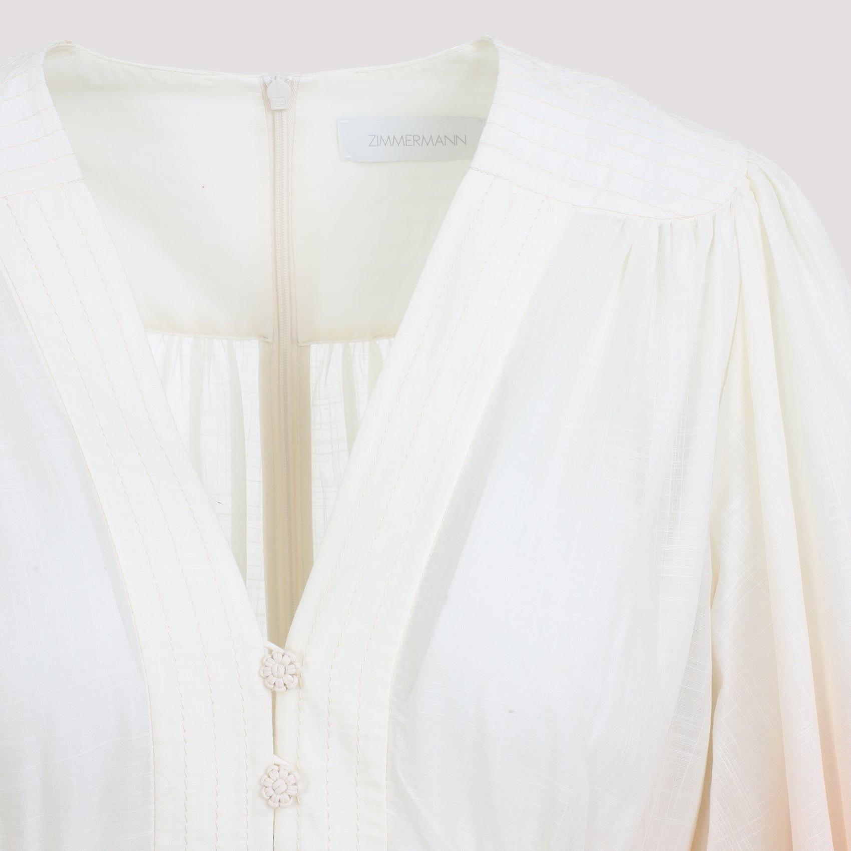 Zimmermann Awaken Plunge Maxi Dress