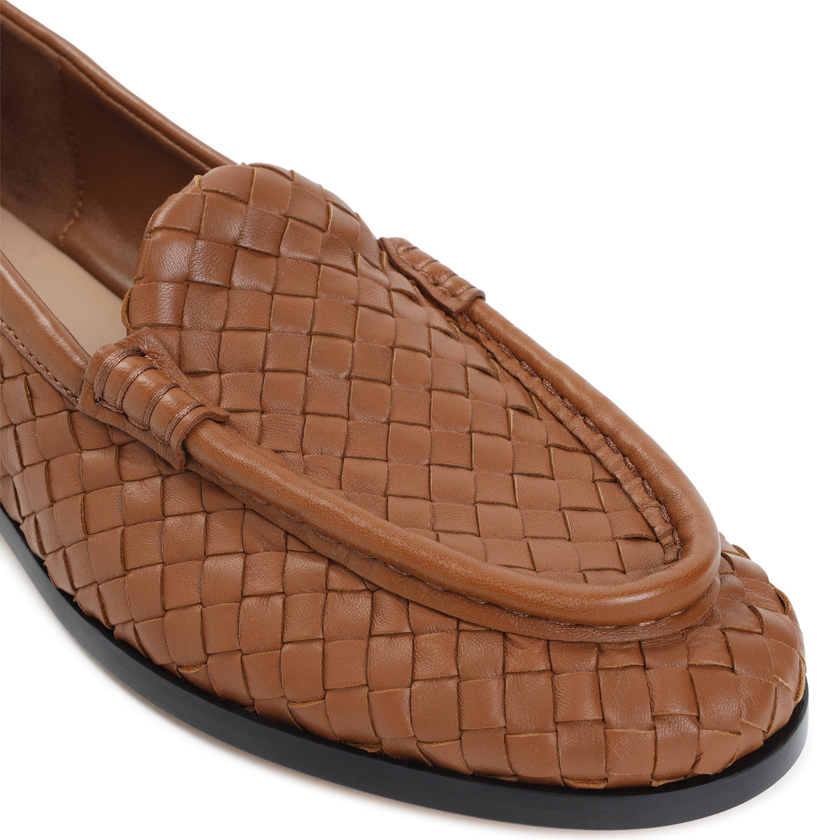 Bottega Veneta Silenzio Supple Intrecciato Loafer