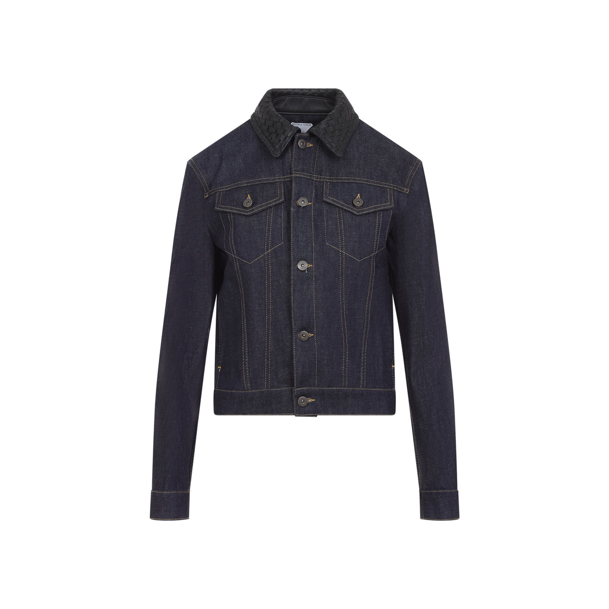 Bottega Veneta Raw Indigo Denim Jacket