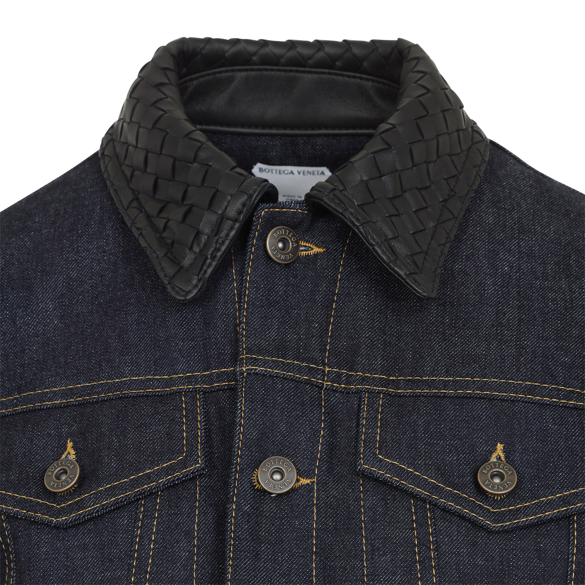 Bottega Veneta Raw Indigo Denim Jacket
