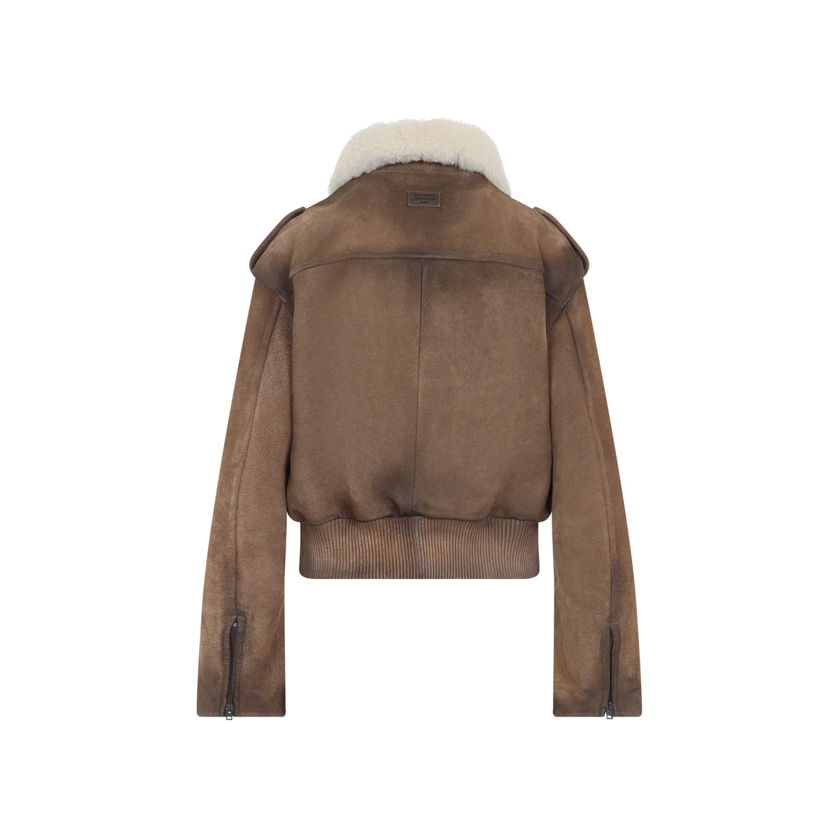 Acne Studios Leather Bomber Jacket