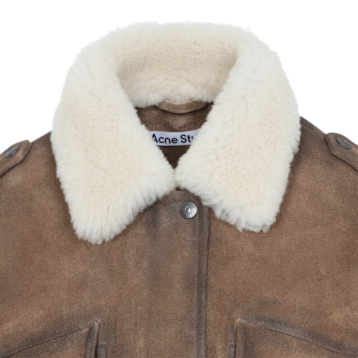 Acne Studios Leather Bomber Jacket