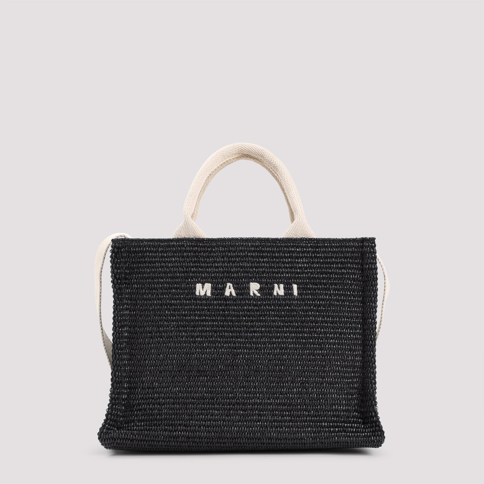 Marni Raffia East-West tote bag