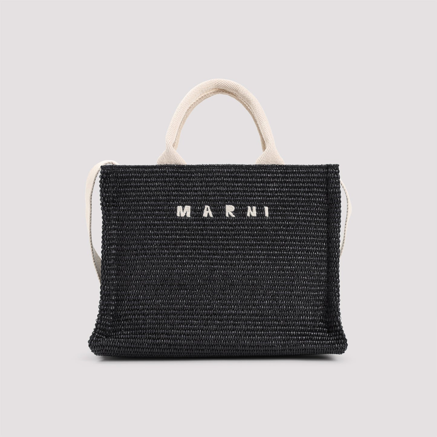 Marni Raffia East-West tote bag