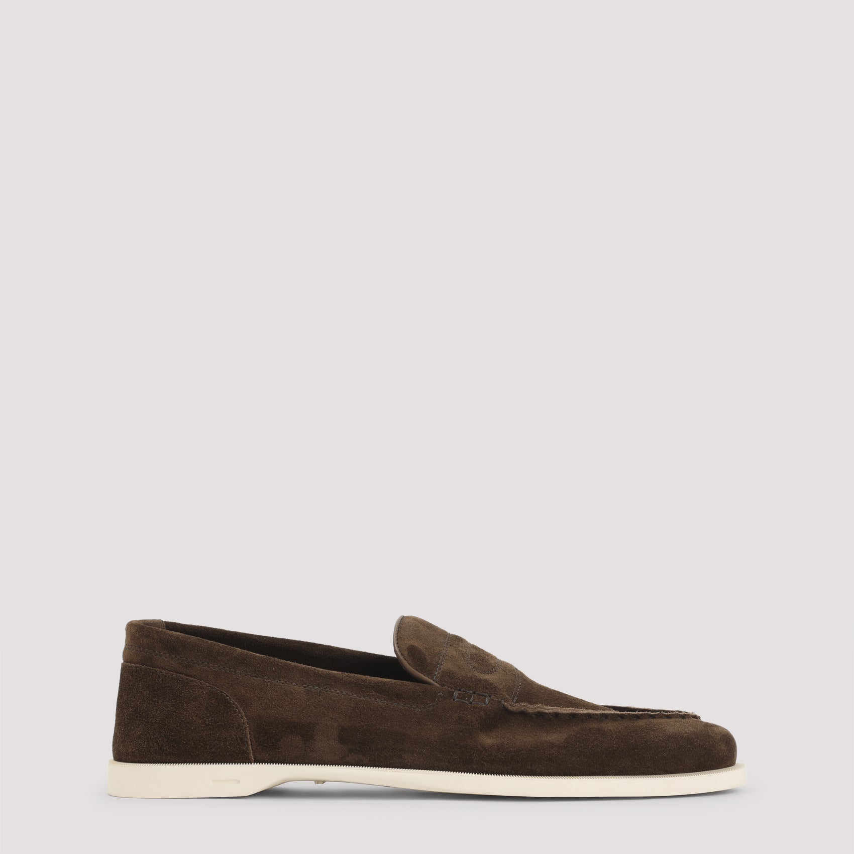 John Lobb Pace Suede Oval Flexi Loafers
