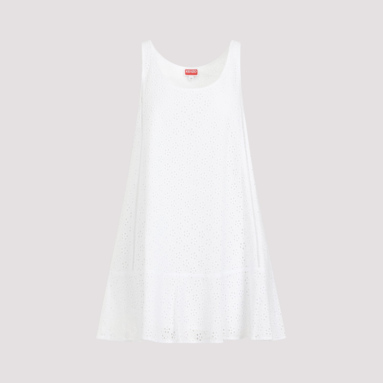 Kenzo Broderie Anglaise Mini Dress