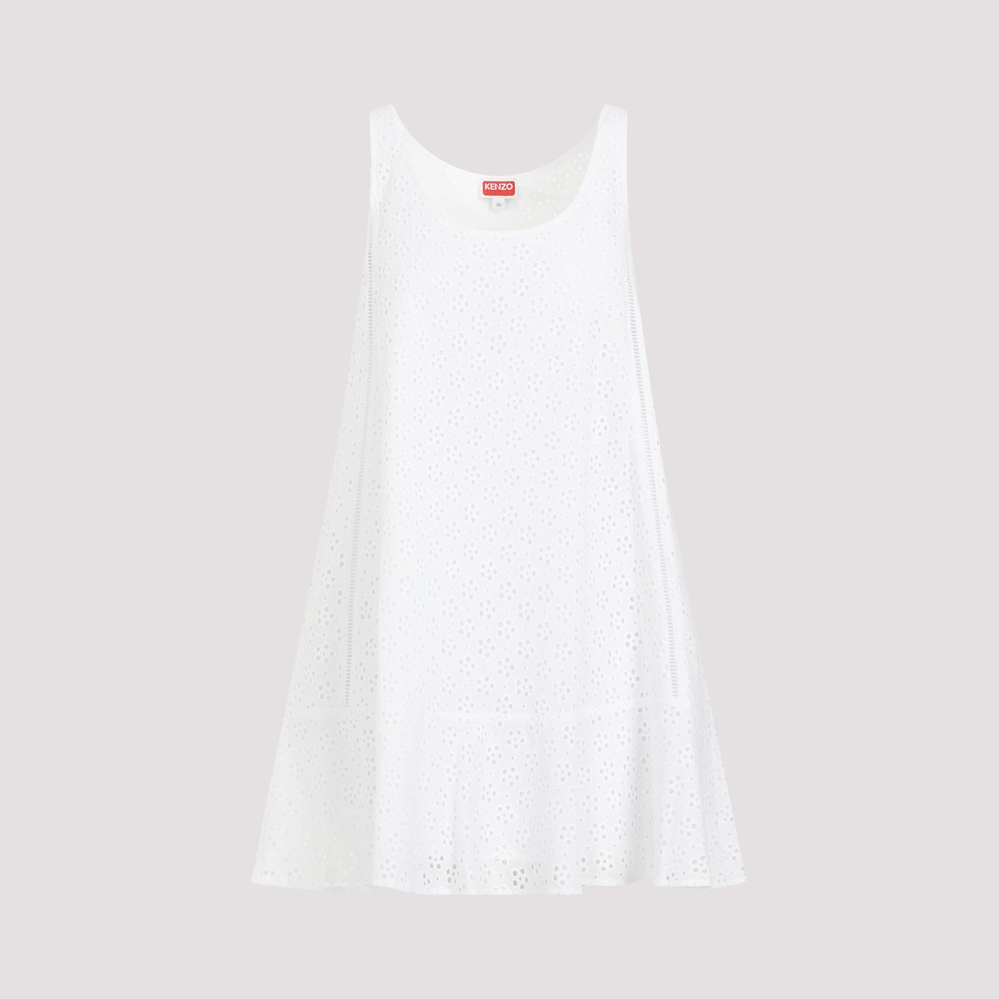 Kenzo Broderie Anglaise Mini Dress