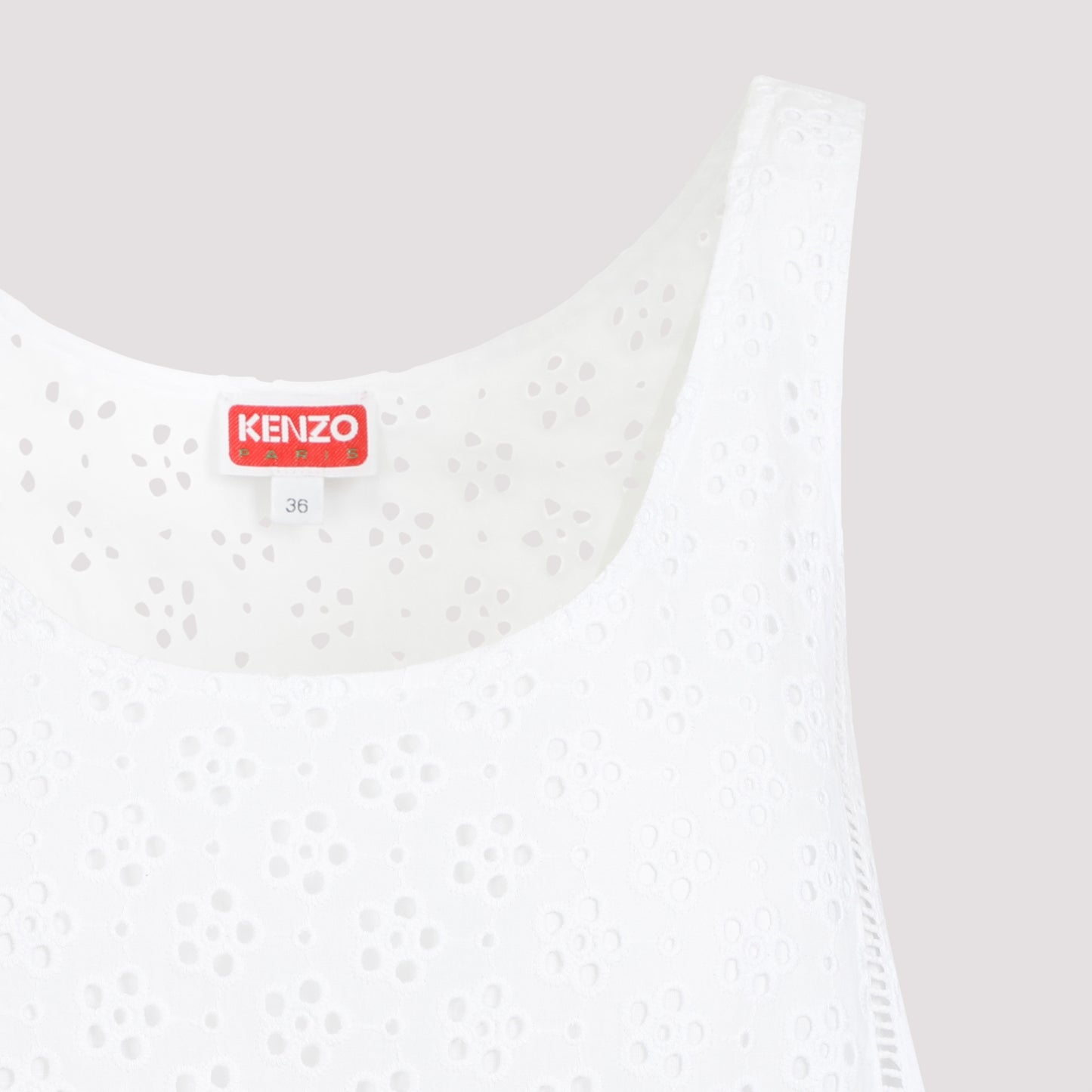 Kenzo Broderie Anglaise Mini Dress